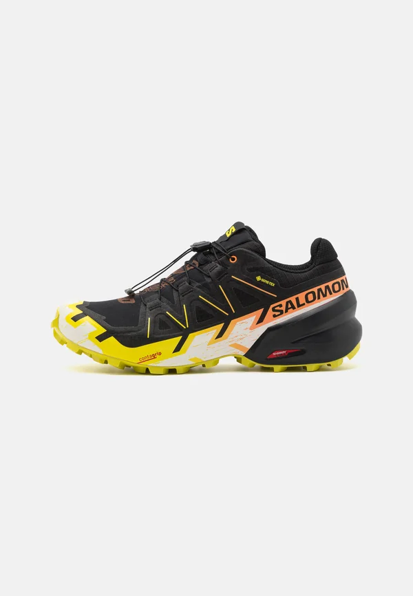 SPEEDCROSS 6 GTX - Laufschuh Trail - black/sulphur spring/bird of paradise