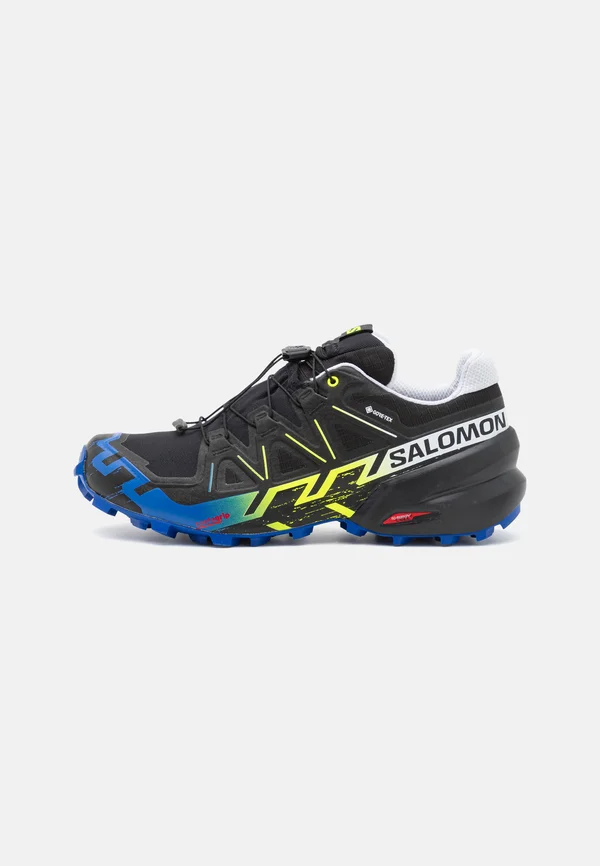 SPEEDCROSS 6 GTX - Laufschuh Trail - black/surf the web/safety yellow