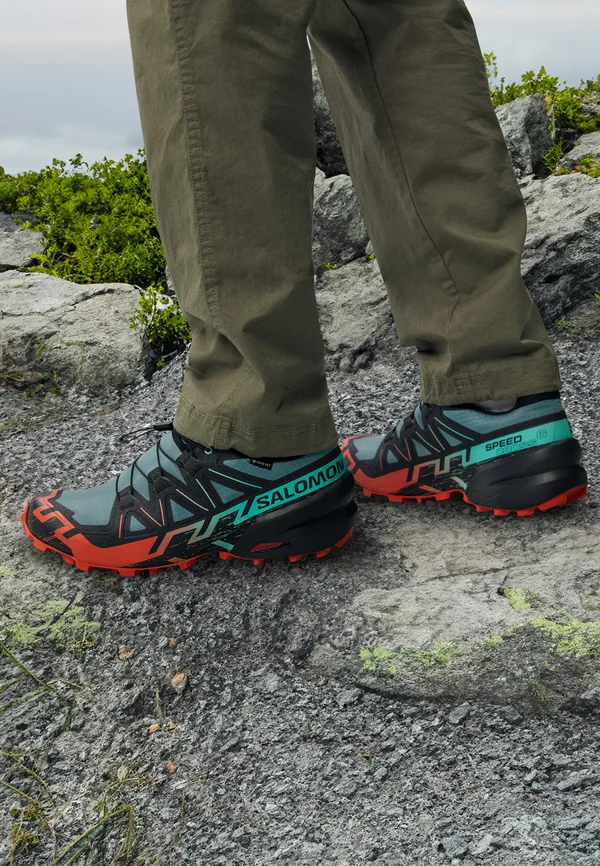 SPEEDCROSS 6 GTX - Laufschuh Trail - north atlantic/black/cherry tomato