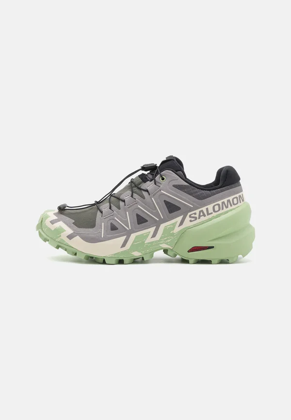 SPEEDCROSS 6 - Laufschuh Trail - castlerock/vanilla ice/smoke green