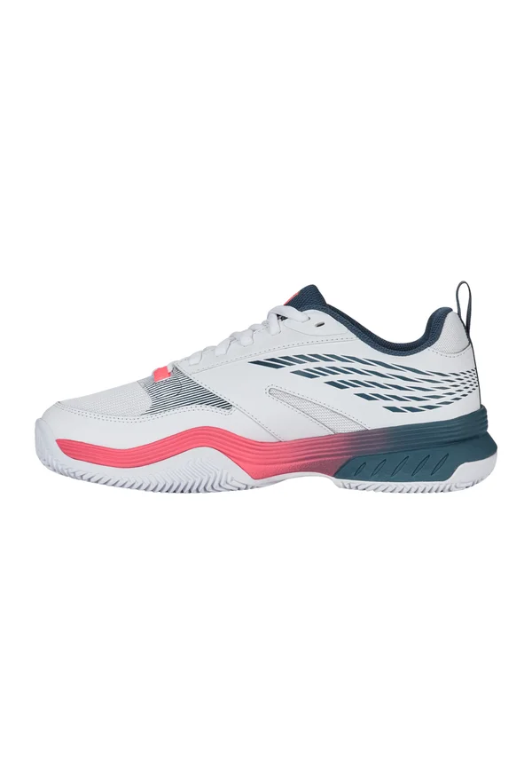 SPEEDEX CLAY - Tennisschuh für Sandplätze - white stargazer neon blaze