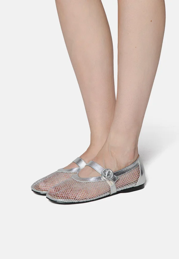 SPEND MY DAY - Riemchenballerina - silver coloured