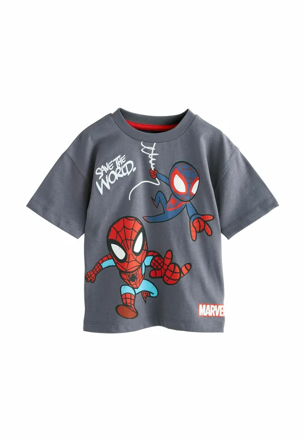 SPIDER-MAN SHORT SLEEVE - T-Shirt print - charcoal grey