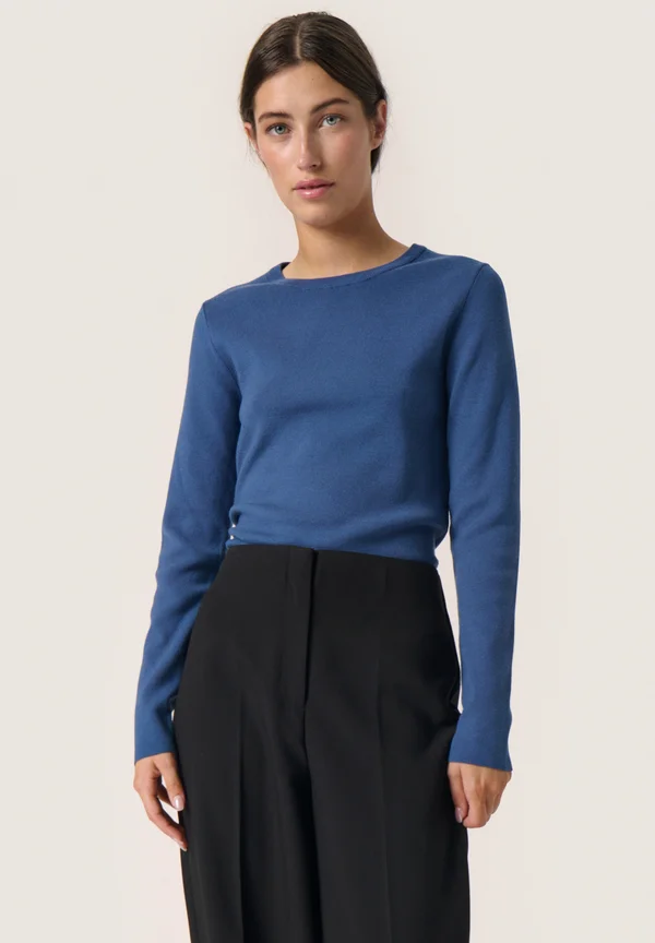 SPINA - Strickpullover - ensign blue