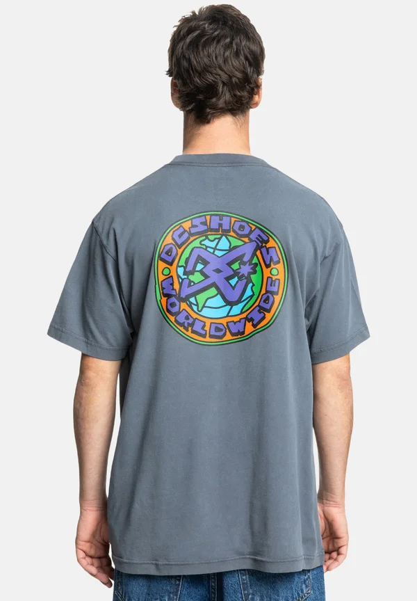 SPINNER SHORT SLEEVES - T-Shirt print - kzlz magnet acid wash
