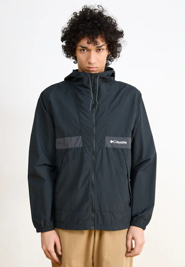 SPIRE VALLEY™ HOODED  - Windbreaker - black/shark
