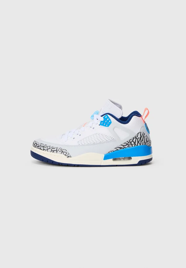 SPIZIKE LOW - Sneaker low - white/hot lava/pure platinum-coloured/blue void/photo blue