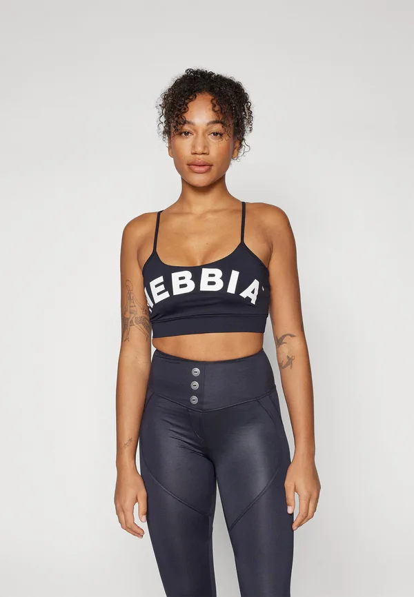 Sport-BH mit leichter Stützkraft - black