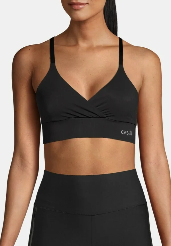 Sport-BH mit leichter Stützkraft - black