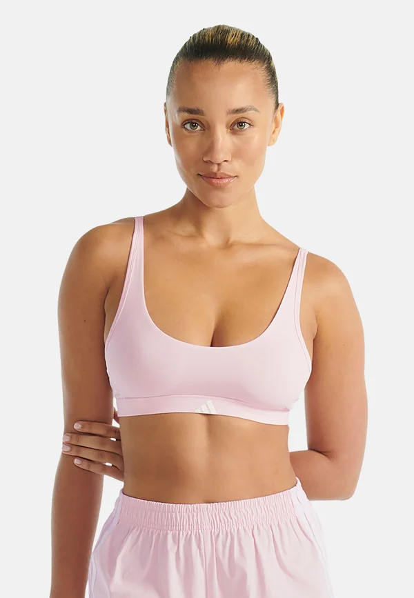Sport-BH mit leichter Stützkraft - clear pink