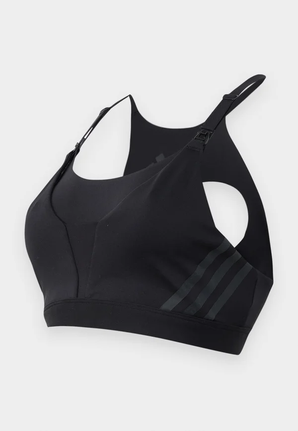 Sport-BH mit mittlerer Stützkraft - black/carbon