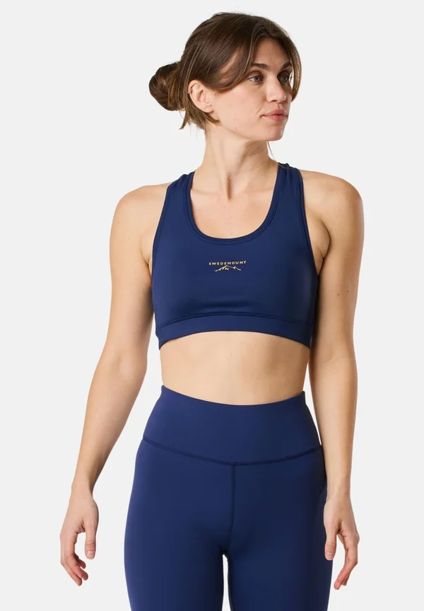 Sport-BH mit mittlerer Stützkraft - dk midnight blue