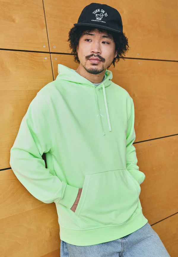 SPORT CROSSOVER HOODIE - Kapuzenpullover - vapor green/white