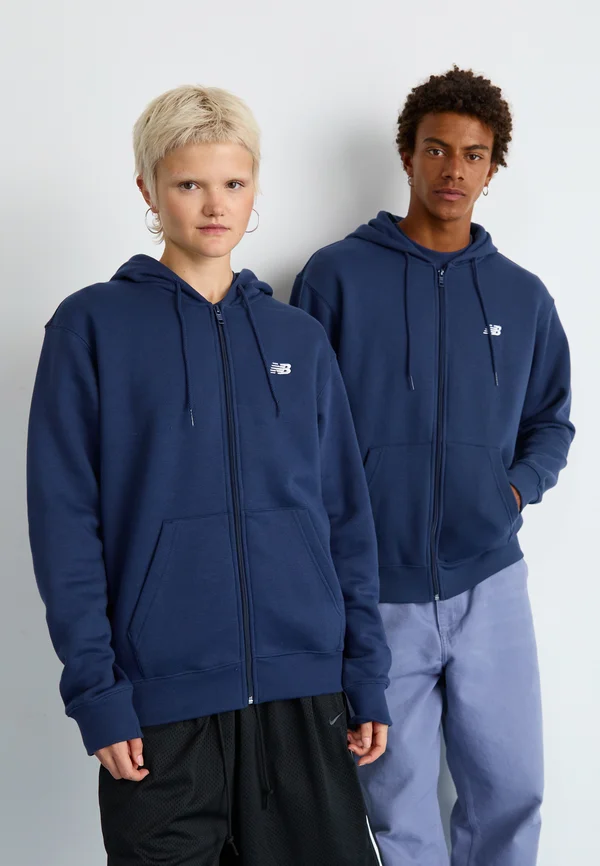 SPORT ESSENTIALS LOGO FULL ZIP UNISEX - Sweatjacke - navy