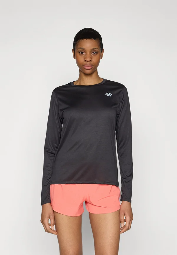 SPORT ESSENTIALS LONG SLEEVE - Langarmshirt - black