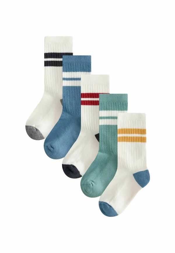 SPORT  FIVE PACK YOUNGER - Socken - ecru teal orange