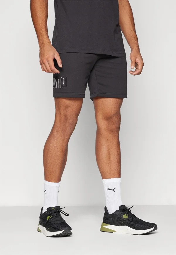 SPORT GRAPHIC SHORTS - Kurze Sporthose - black