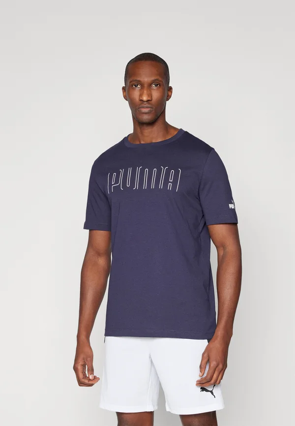 SPORT GRAPHIC TEE - T-Shirt print - new navy