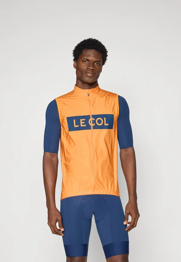 SPORT LOGO GILET - Cycling-Trikot - saffron/navy
