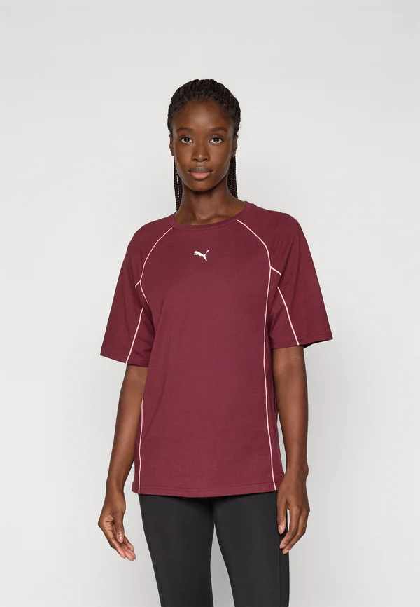 SPORT RELAXED TEE - T-Shirt print - ruby shimmer
