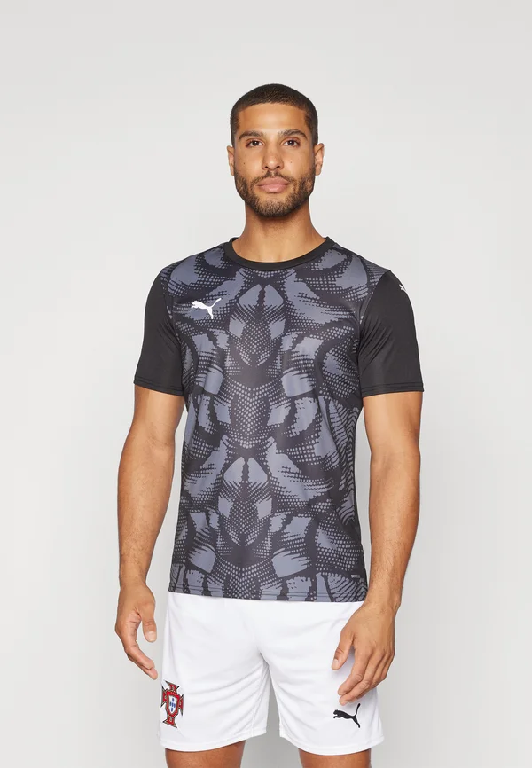 Sport T-Shirt - black/white