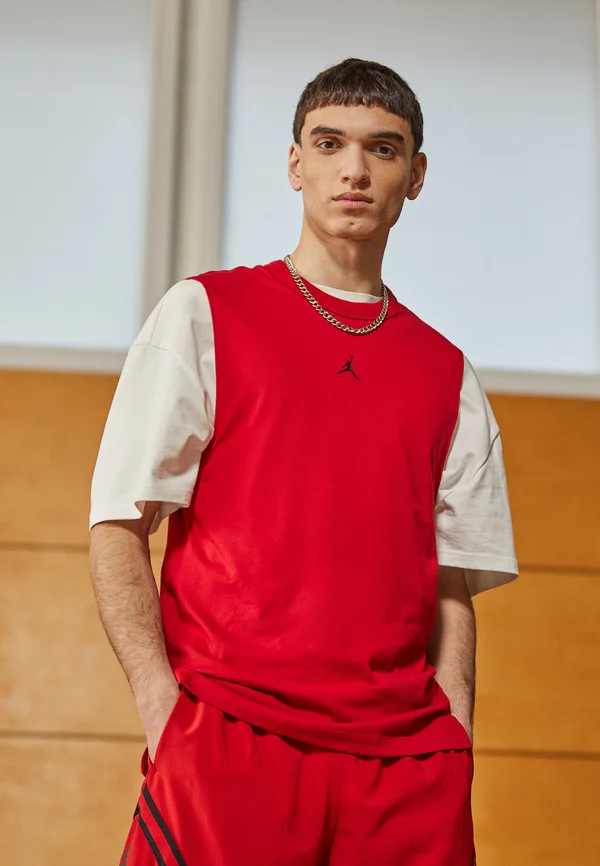 SPORT - Top - gym red/black