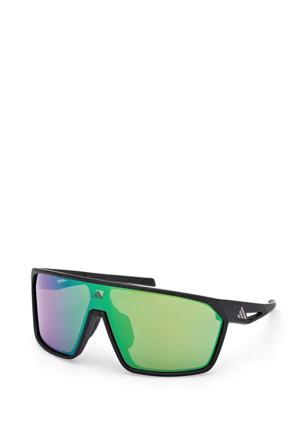 Sportbrille - matte black dark green