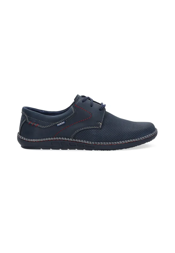 Sportlicher Schnürer - navy blue
