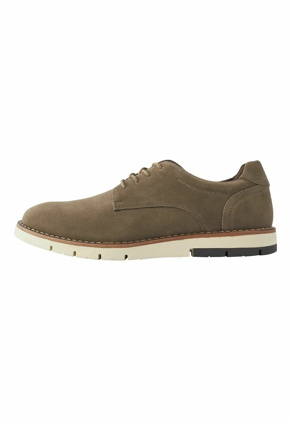 Sportlicher Schnürer - taupe brown