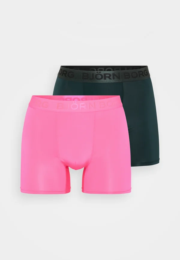 SPORTS 2 PACK - Panties - petrol/pink