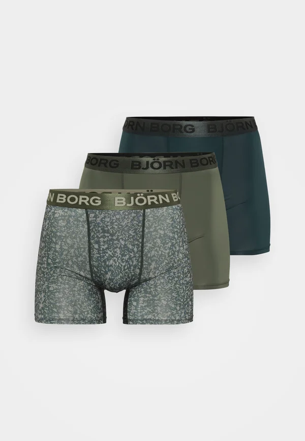 SPORTS 3 PACK - Panties - petrol/olive