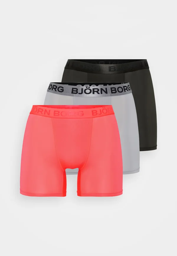 SPORTS 3 PACK - Panties - stone/pink/light grey