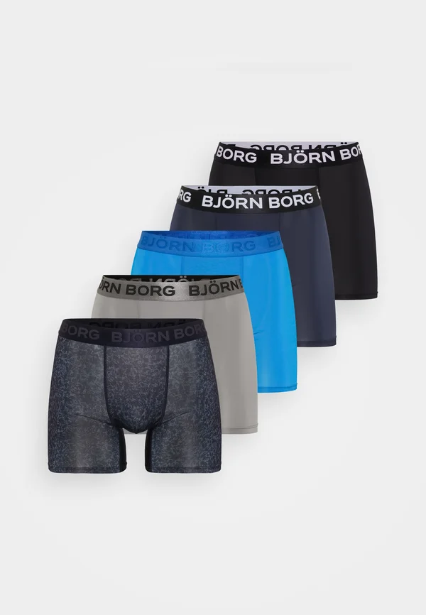 SPORTS 5 PACK - Panties - black/grey/blue