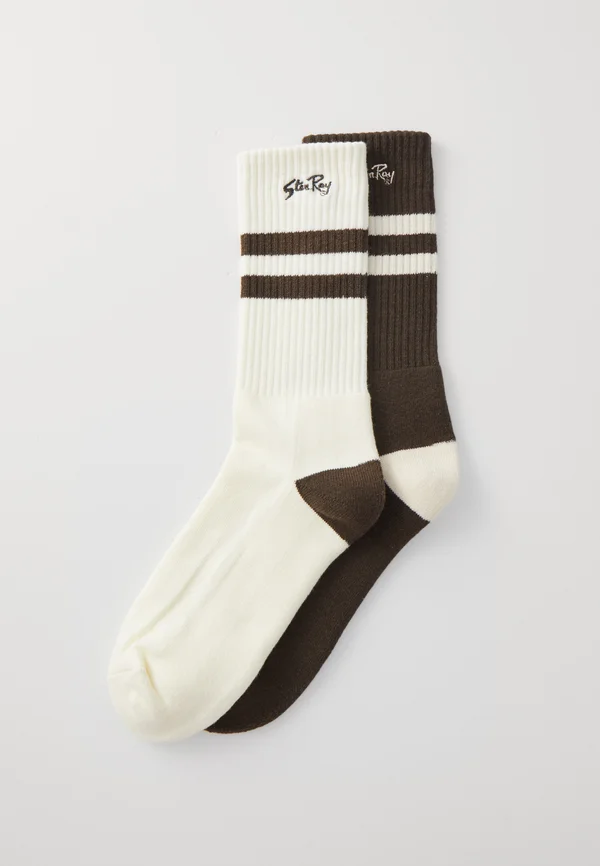 SPORTS SOCK UNISEX 2 PACK - Socken - washed black