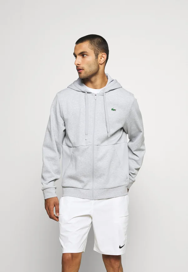 SPORTS ZIP-UP HOODIE - Sweatjacke - silver chine/elephant grey