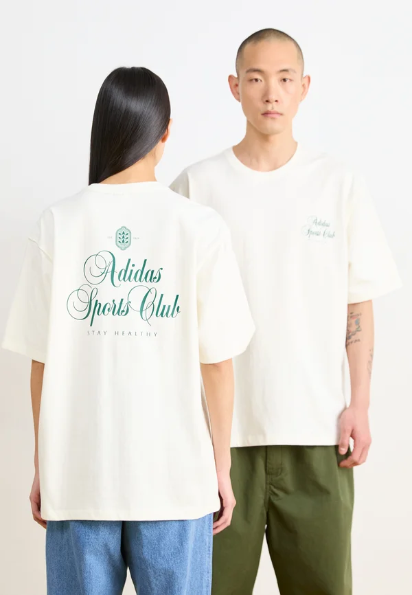 SPORTSCLUB TEE UNISEX - T-Shirt print - off white