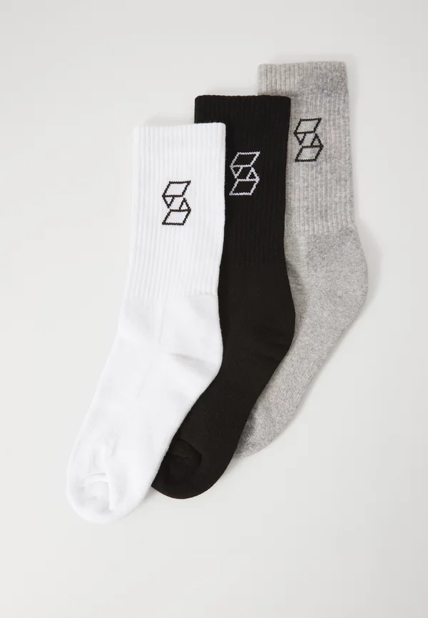 Sportsocken - off-white/black/mottled light grey