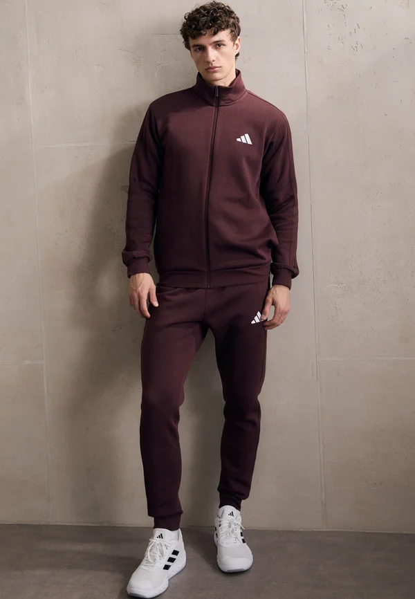 SPORTSWEAR BASIC 3-STRIPES FLEECE TRACK SUIT - Trainingsanzug - aurora ruby