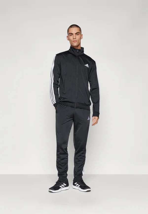 SPORTSWEAR BASIC 3-STRIPES TRICOT TRACK SUIT - Trainingsanzug - black