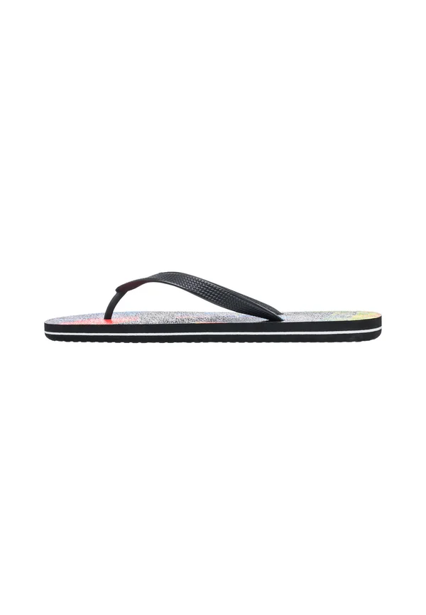 SPRAY GRAFFIK - Bade-Zehentrenner - bk black multi