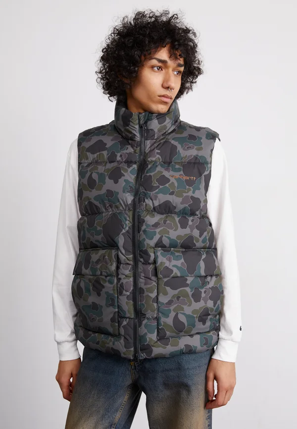 SPRINGFIELD VEST - Weste - grey/hamilton brown