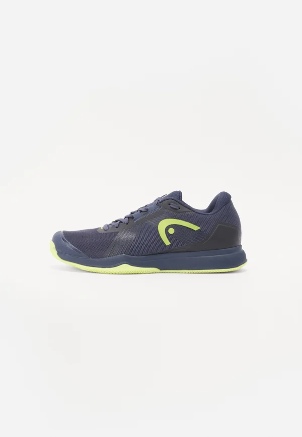SPRINT TEAM 4.0  - Tennisschuh für Sandplätze - navy/lime