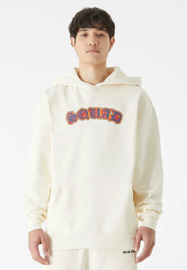 SQUAD - Kapuzenpullover - off white