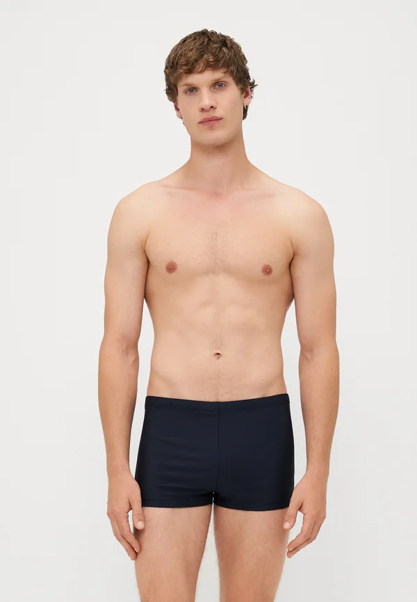 SQUARE LEG - Badehose Pants - black