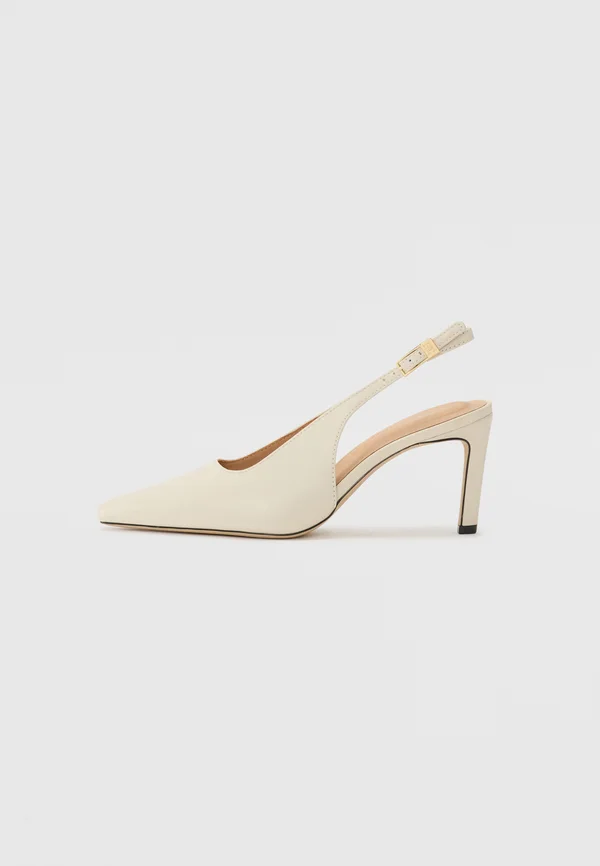 SQUARED TOE SLINGBACK - Pumps - newsprint