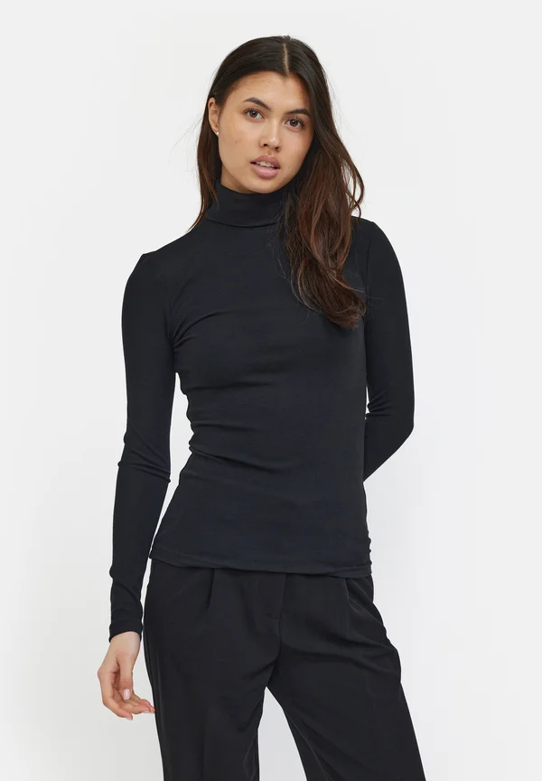 SRFENJA - Strickpullover - black