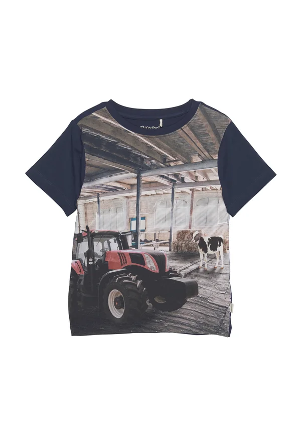 SS - T-Shirt print - black iris