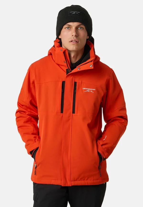 ST ANTON SR - Snowboardjacke - burned orange black