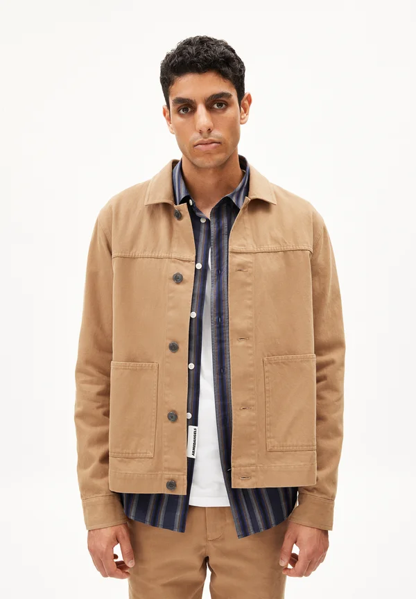 STAAVRO - Jeansjacke - pale umber