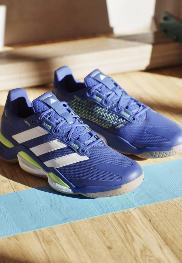 STABIL 16 INDOOR - Handballschuh - lucid blue   cloud white   lucid lemon